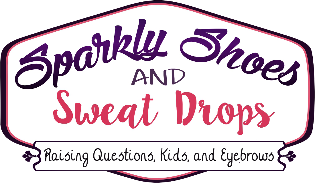 Sparkly Shoes & Sweat Drops Logo - Shoe (1100x641), Png Download