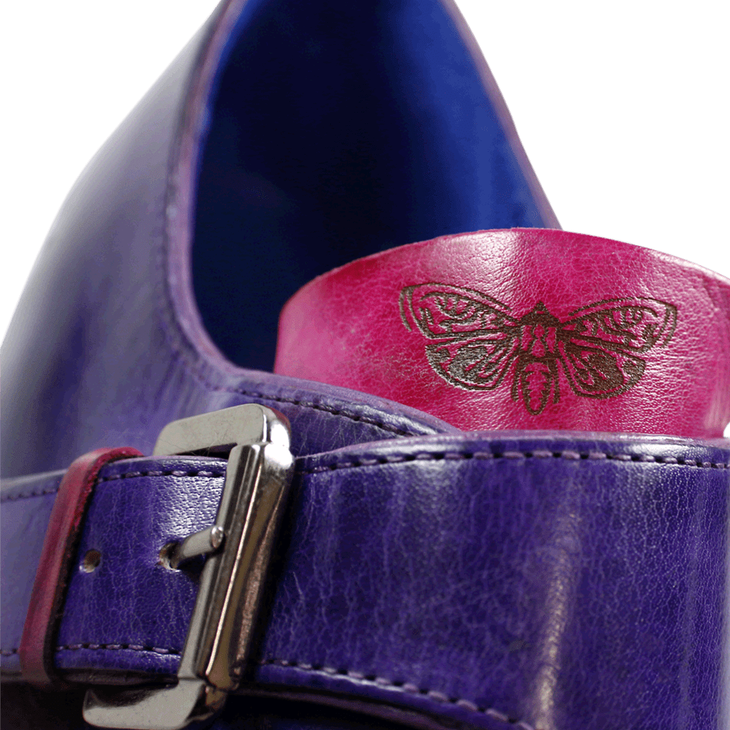 Monks Lewis 33 Crock Purple Flame Toetongue Loop Dark - Belt (1024x1024), Png Download