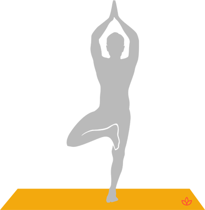 Trunk Building Postures Like Tree Pose, Vasistasana - Yoga Vrksasana (400x409), Png Download