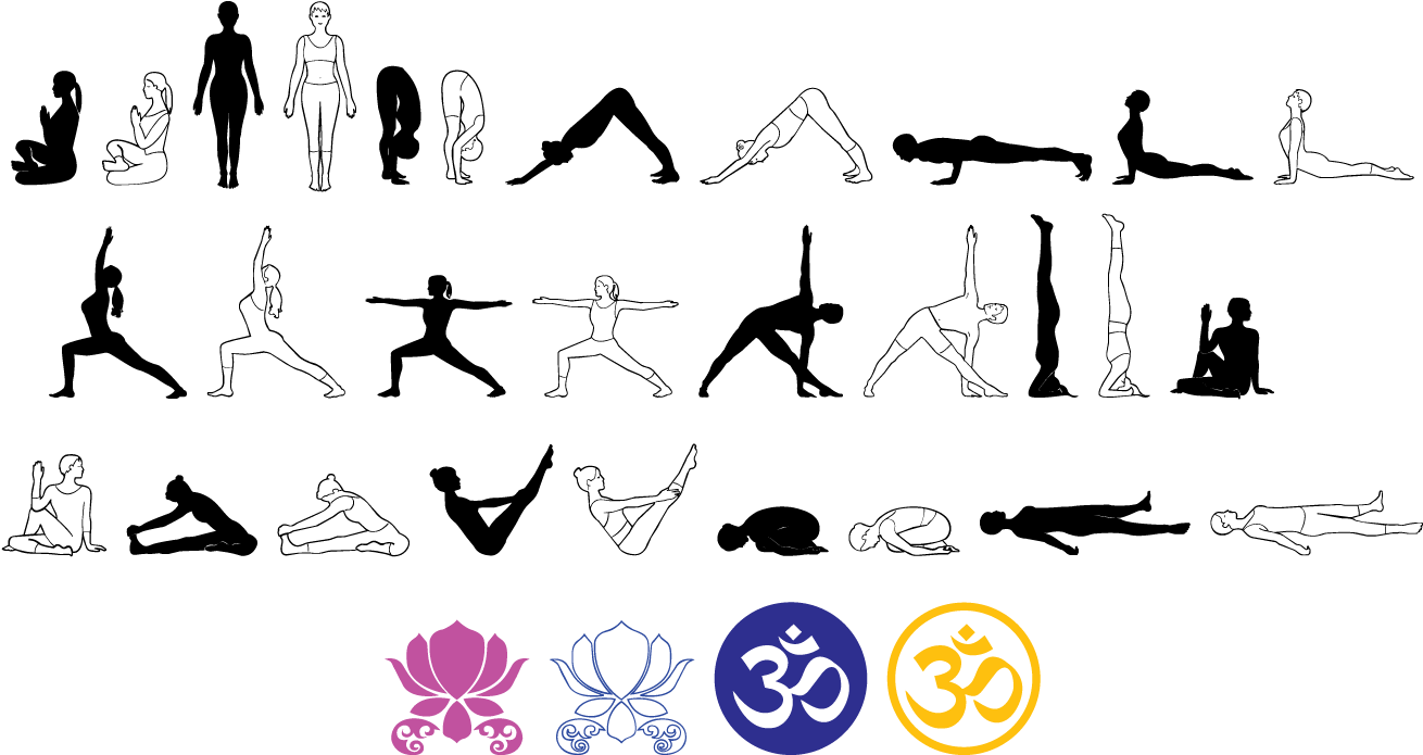 Yoga Font (1498x700), Png Download