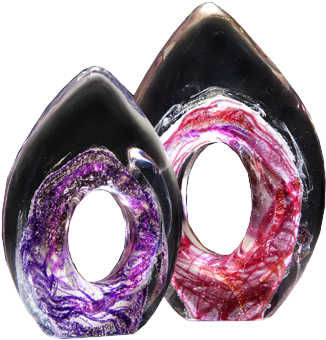 Ashes In Glass Sculpture - Sculpture (355x355), Png Download