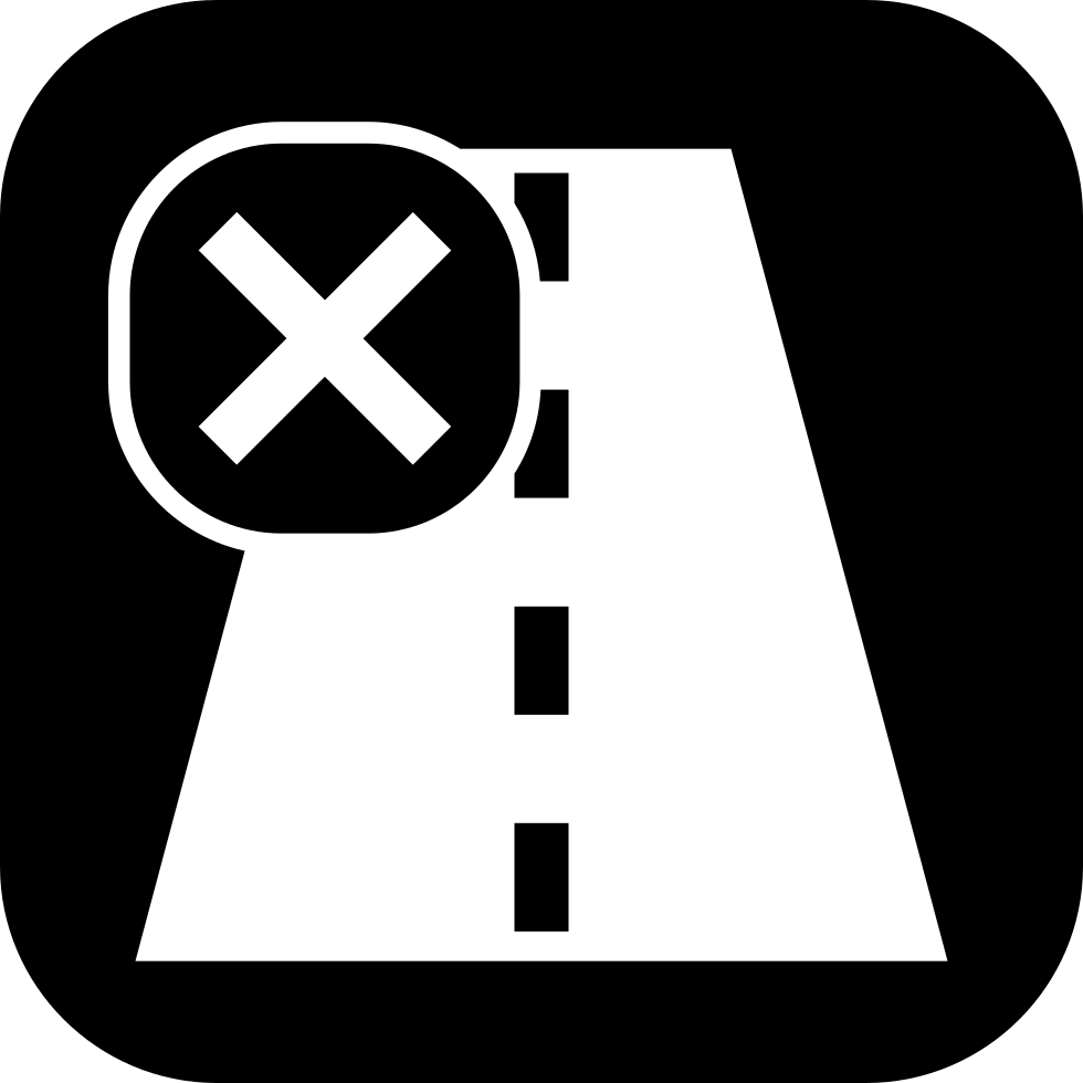 Not Allowed Route - Icono Ruta (980x980), Png Download