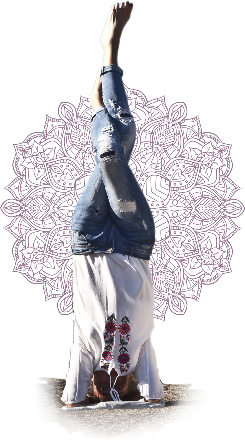 Yogamarie Pose Shirshasana Hatha Yoga - Color Me Naughty: Sexy Babes & Beautiful Women (809x1449), Png Download