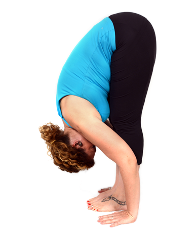 Yoga Poses - Forward Fold Png (690x462), Png Download