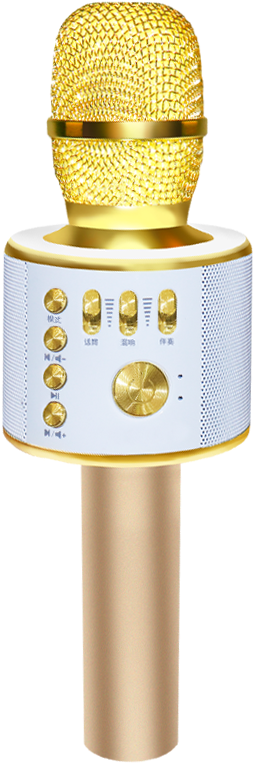 Jinyun Mobile Phone Microphone K-singing Bluetooth - Brass (800x800), Png Download