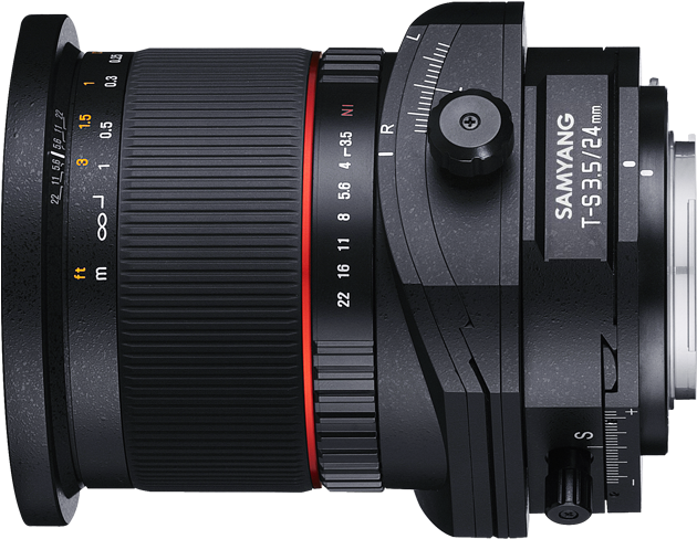 1533535631 - Samyang T-s 24mm F/3.5 Ed As Umc (750x540), Png Download