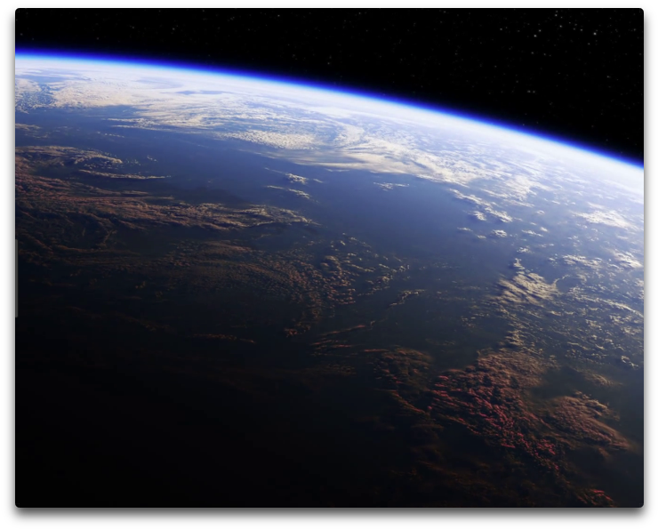 Terminator Line From Space - Earth (781x651), Png Download