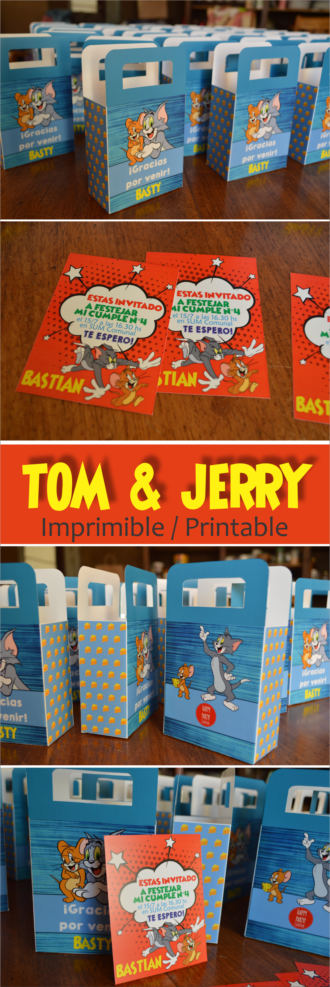 Tom Y Jerry Imprimible - Fictional Character (1068x3192), Png Download