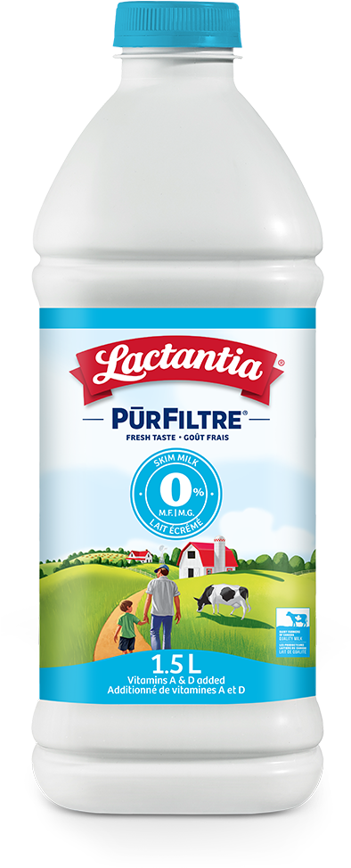Lactantia Pūrfiltre Skim Milk - Lactancia Milk (580x1010), Png Download