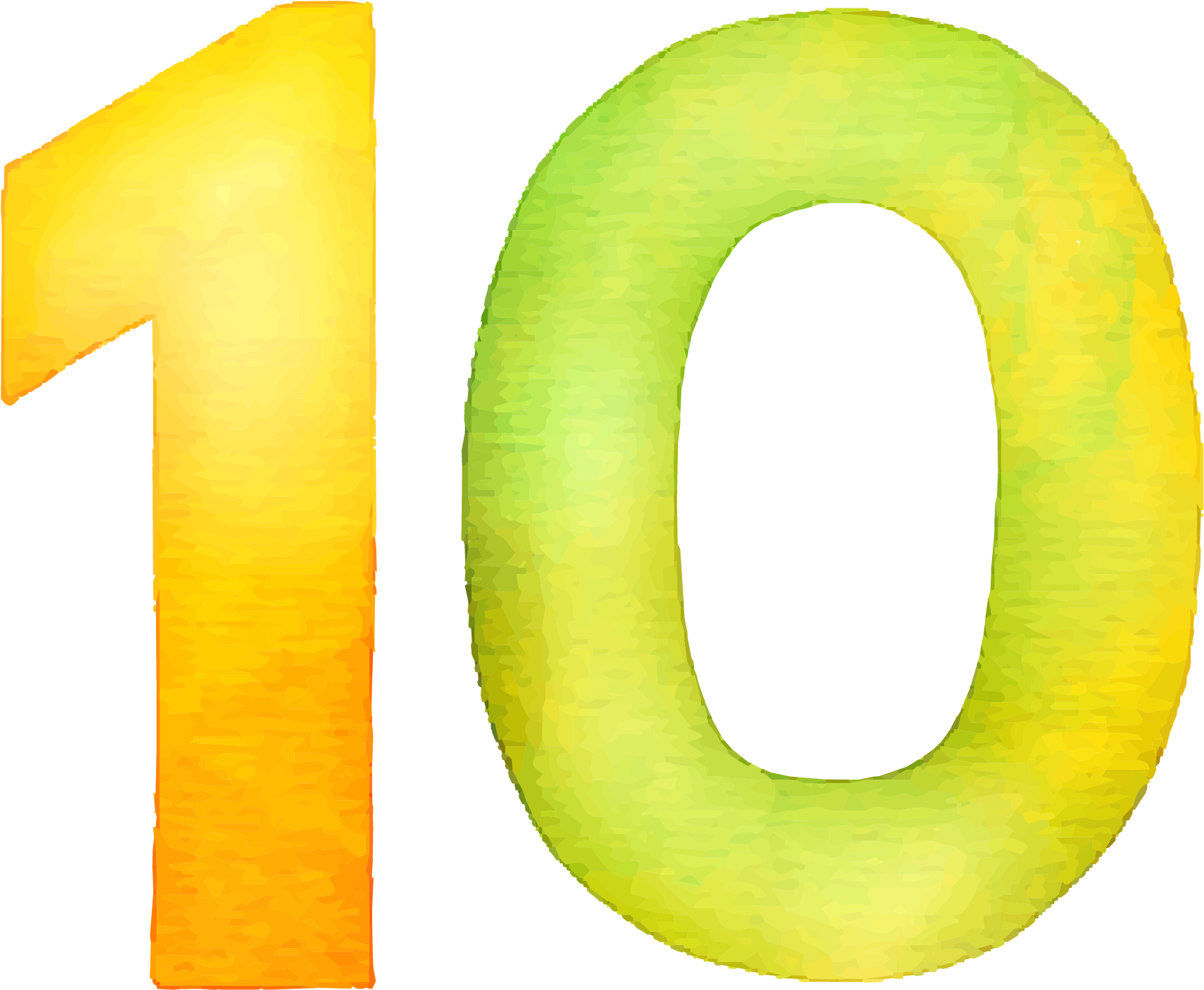 10 Number Png Royalty-free Image - Circle (1944x1776), Png Download