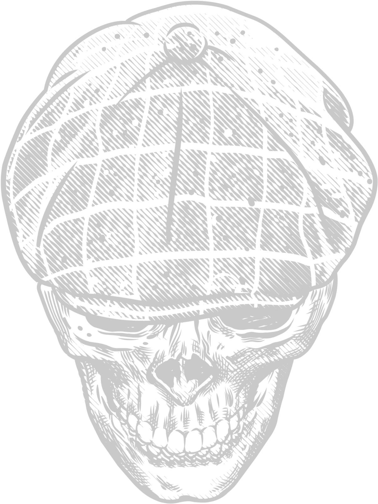 Cropped Logo For Banner Printfile Front 3 - Skull (1800x1722), Png Download