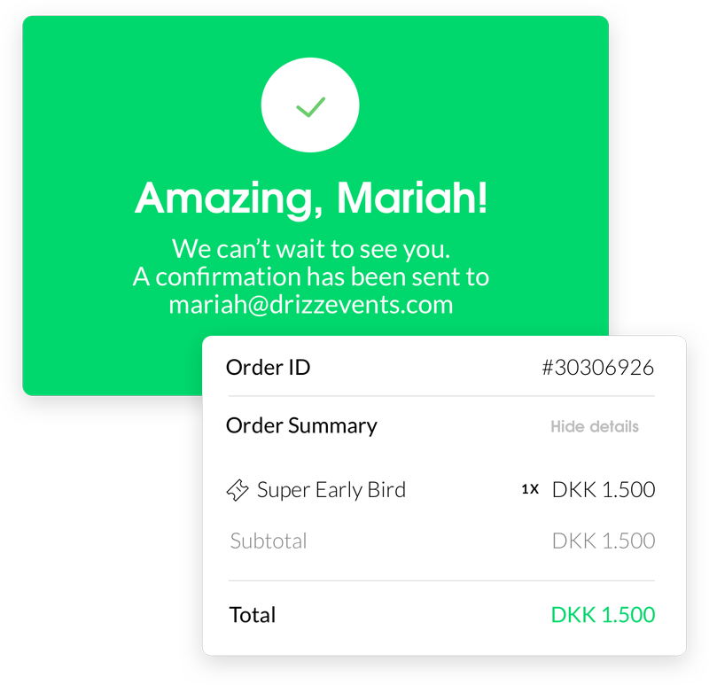 Event Registration Tool Made For Fast Check-out - Circle (800x773), Png Download