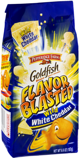 Goldfish Crackers White Cheddar (600x600), Png Download