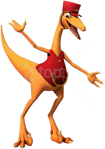 Huge Collection Of Dinosaur Train Clipart Download - Conductor From Dinosaur Train (480x640), Png Download