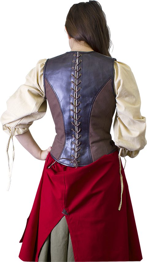Leather Rogue Corset - Korsett Leder Mittelalter (850x850), Png Download