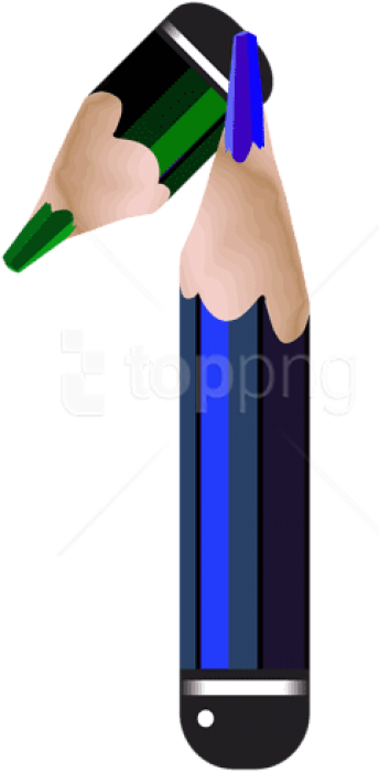 Free Png Download Pencil Number One Clipart Png Photo - Pencil Numbers Clipart (480x858), Png Download