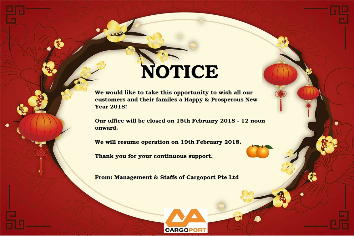 Chinese New Year, Happy Chinese New Year, Holiday, - Christmas And New Year Closing Notice (1131x1128), Png Download