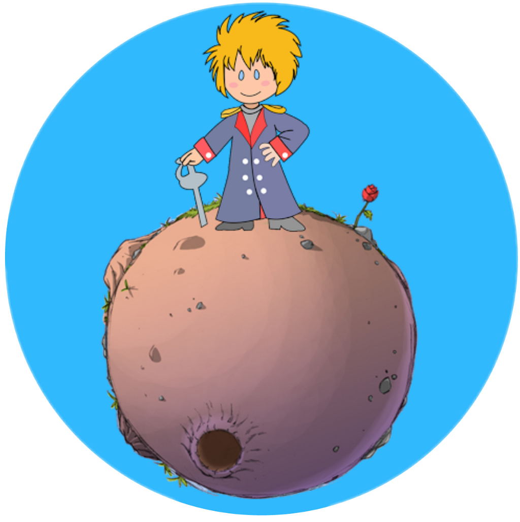 Pequenoprincipe Sticker - Cartoon (1024x1028), Png Download