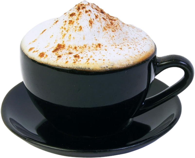 Coffee Clipart Cappuccino - Cappuccino Vs Latte (816x657), Png Download