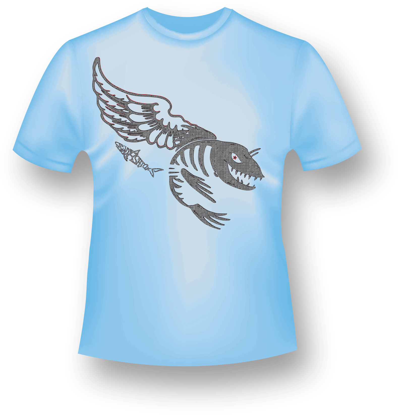 Badashtons Big Skeleton - Cuttlefish (1800x1842), Png Download