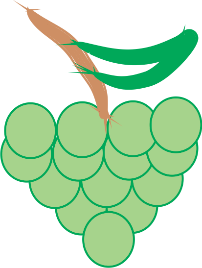 #uva #uvas #verde #green #fruta #frutas #fruit #fruits (413x547), Png Download