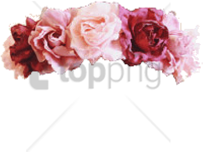 Free Png Flower Crown Transparent Overlay Png Image - Transparent Tumblr Flower Crown (851x504), Png Download