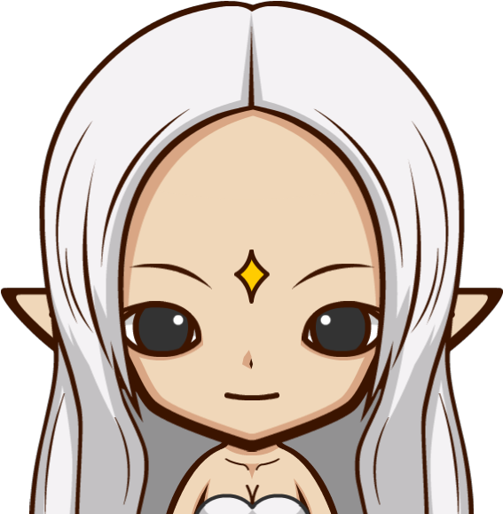 White Girl - Cartoon (640x640), Png Download