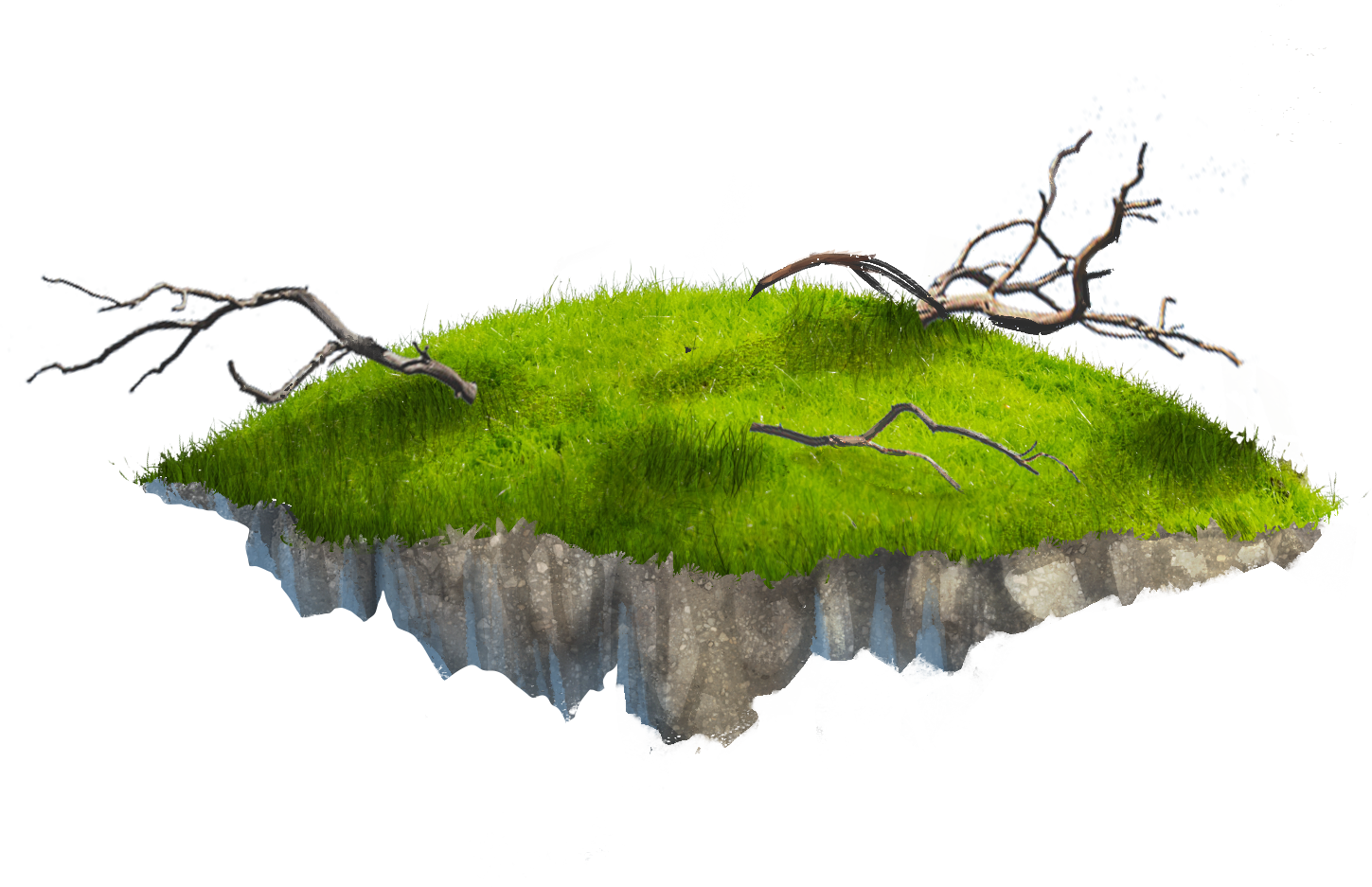Stake And Make - Grass (1449x937), Png Download