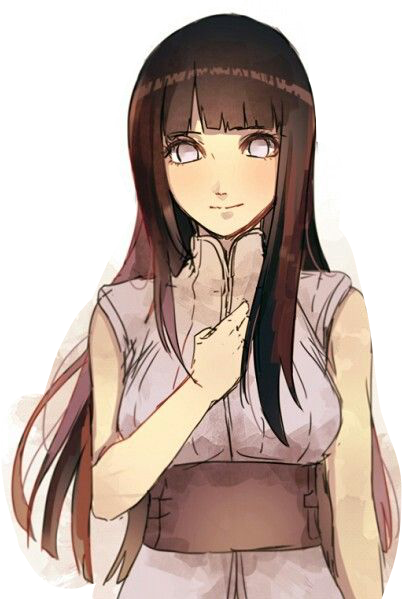 #hinata #hinatahyuga #naruto #freetoedit #freetoedit - Hyuuga Hinata Draw (402x599), Png Download