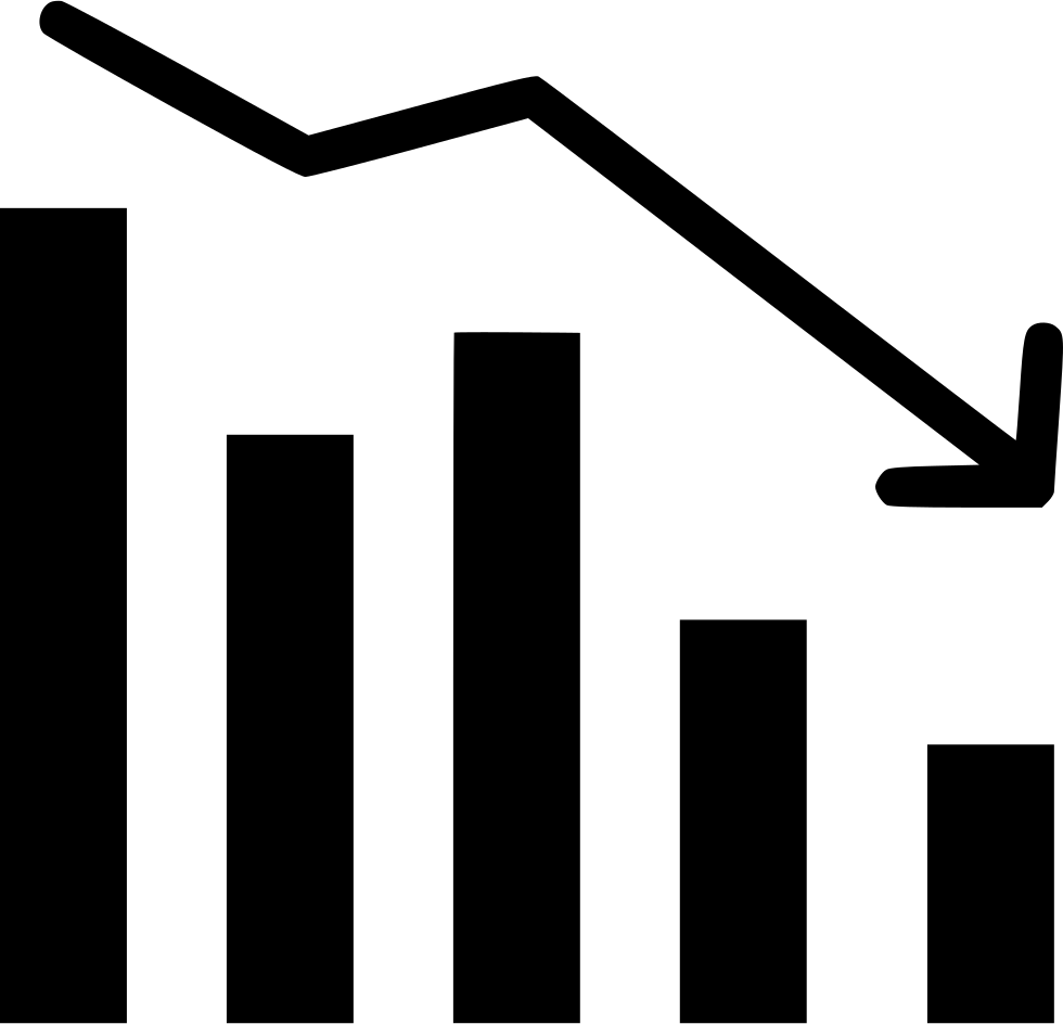 Graph Icon Png - Graph Down Icon Png (980x944), Png Download