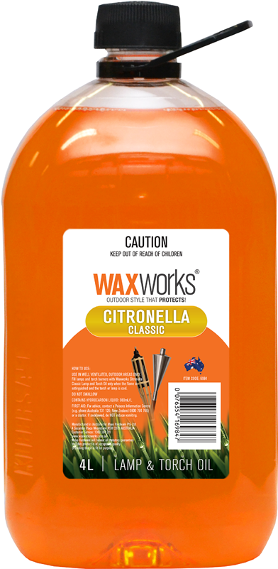 Waxworks 4l Citronella Oil - Plastic Bottle (800x800), Png Download