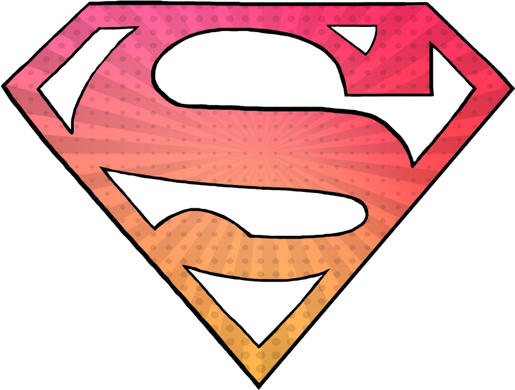 Supermanlogo Logo Freetoedit - Superman Dc Logo Png (1024x783), Png Download