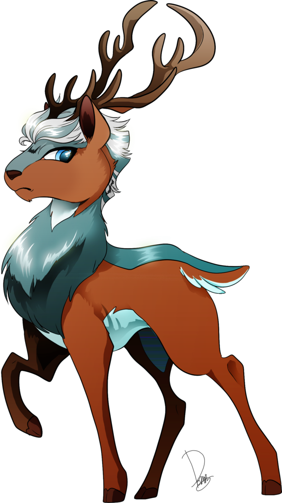Deer Oc Male Worksheet & Coloring Pages 1432587 Antlers, - Mlp Non Pony Oc (574x1024), Png Download