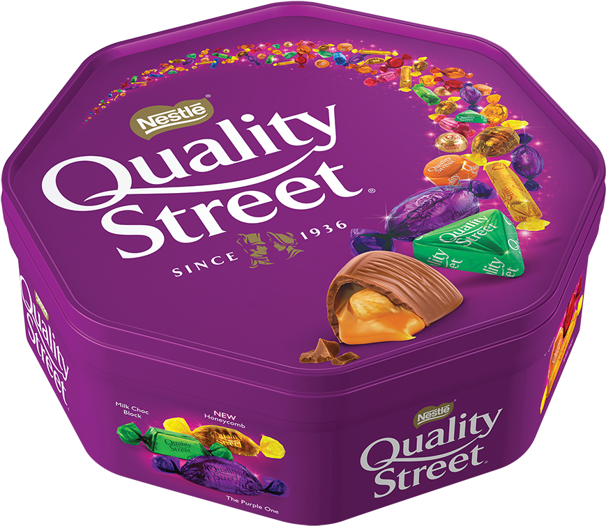 Qs Group Sweet Image Quality Street 750g Tub - Quality Street Chocolates (1000x1000), Png Download