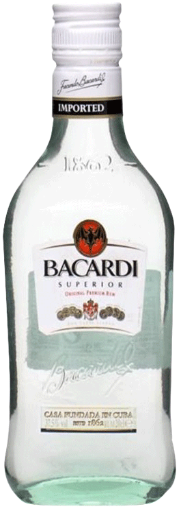 Bacardi Superior Rum 375ml (800x800), Png Download