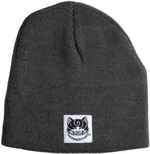 Knit Skull Cap Beanie Monmon Cats - Beanie (600x600), Png Download