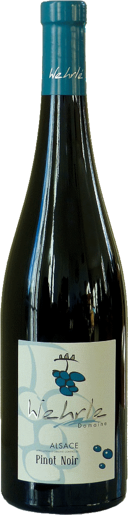 Pinot Noir Élevé En Barriques - Glass Bottle (406x1077), Png Download