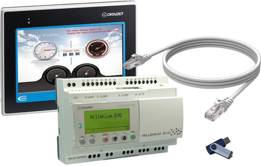 Photo Bd - Crouzet Millenium Evo Ethernet Cable (912x586), Png Download