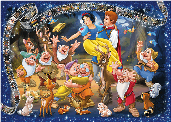 1 Of - Disney Snow White And The Seven Dwarfs Puzzle (600x600), Png Download