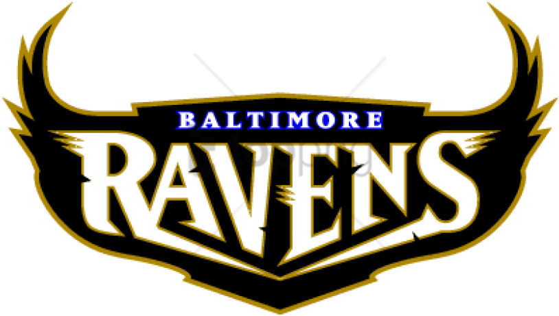 Free Png Download Baltimore Ravens Logo Large Png Images - Baltimore Ravens Logo Png (851x482), Png Download