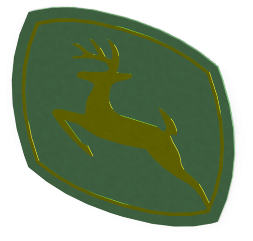 Awesome John Deere Logo - Elk (853x640), Png Download