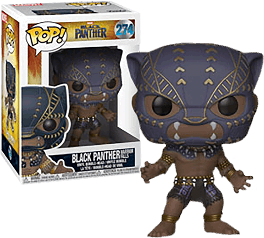 Pop Vinyls - Figurine Pop Black Panther (600x600), Png Download