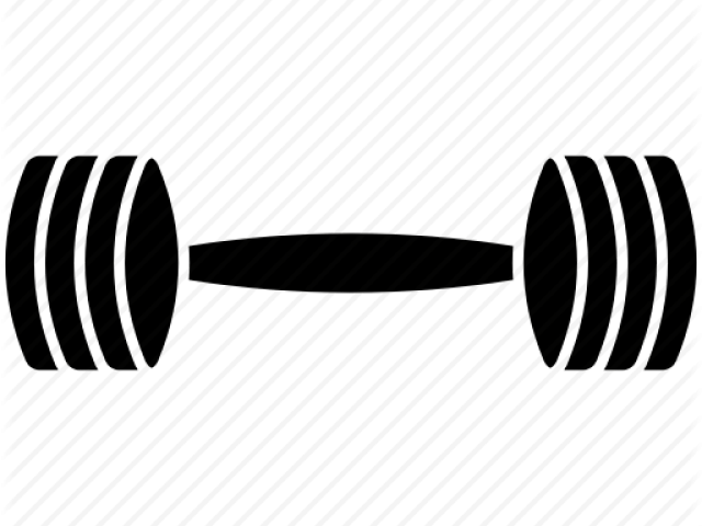 Dumbbells Clipart Health Fitness - Dumbbell Png (640x480), Png Download