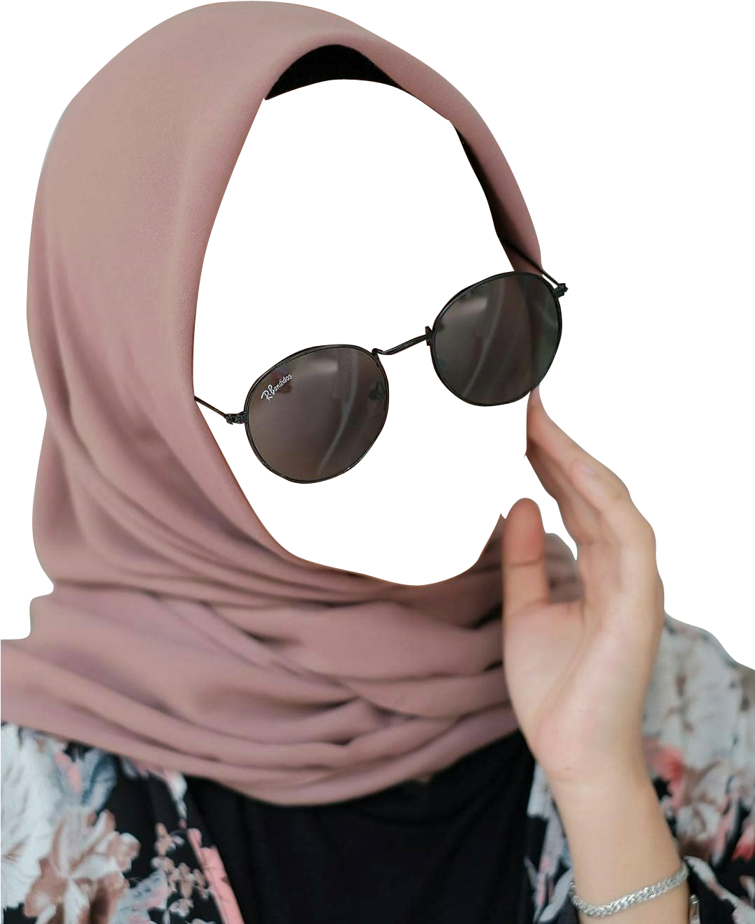 Beautiful Hijab Girl Instagram - Girl (1080x1350), Png Download