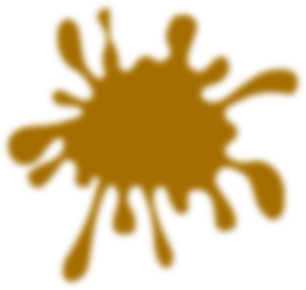 Orange Paint Splatter Clipart (600x570), Png Download