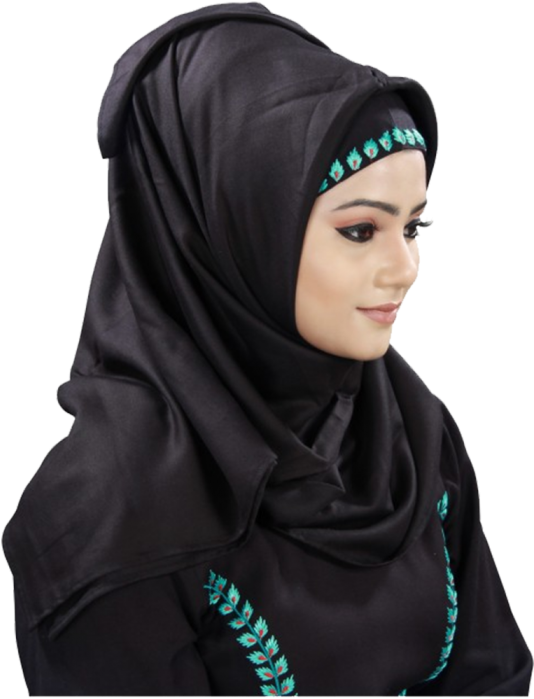 Pakzee Hijab Fancy Dupatta Stole City Chowk Aurangabad (700x700), Png Download