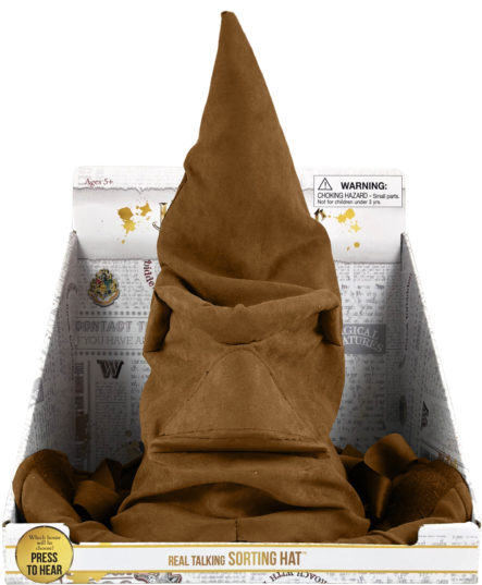 Harry Potter 17" Real Talking Sorting Hat - Harry Potter Real Talking Sorting Hat (488x640), Png Download