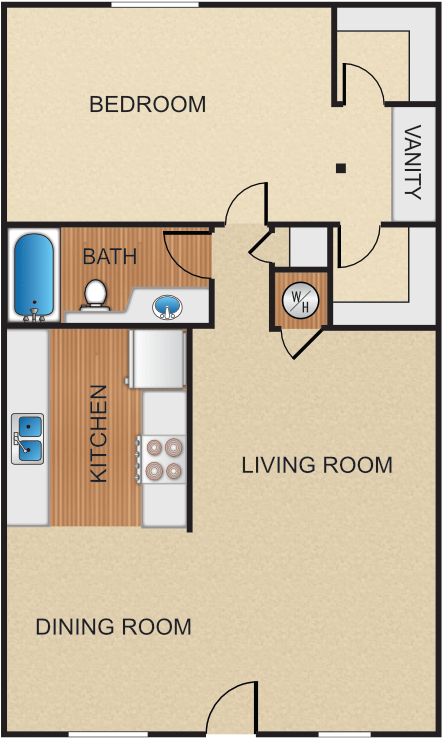 Furnish This Floor Plan - Floor Plan (750x750), Png Download