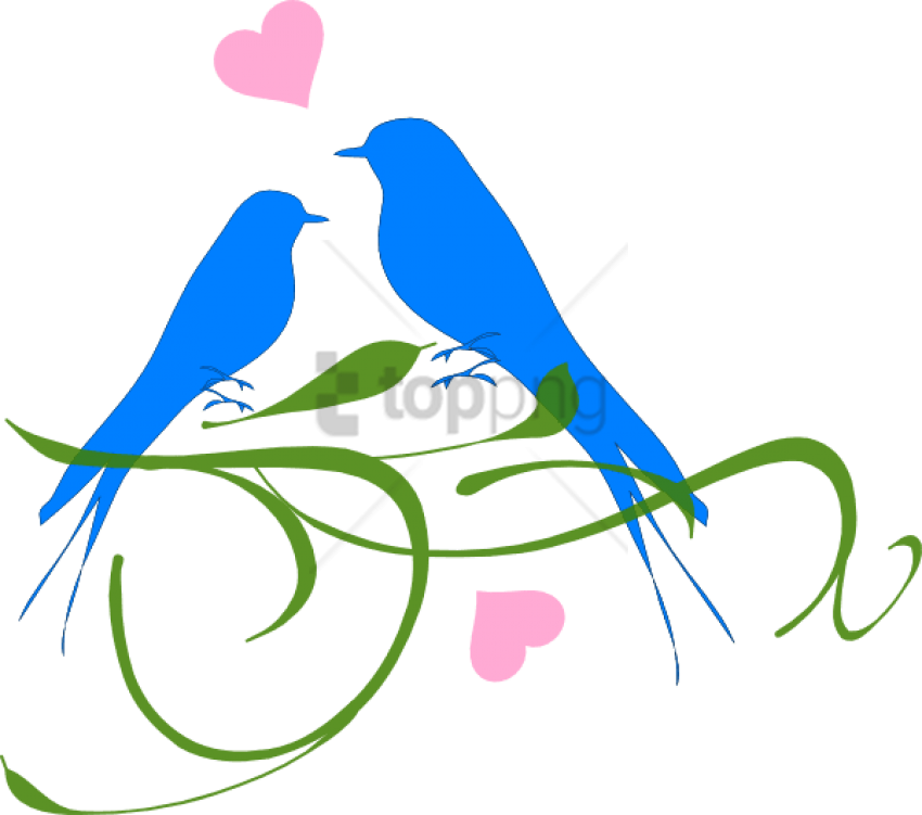 Free Png Love Birds Png Image With Transparent Background - Love Birds Wedding Png (850x751), Png Download