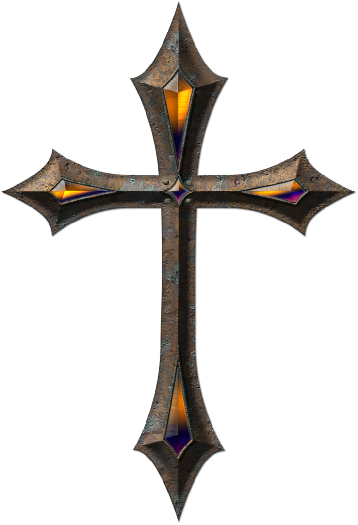 Old By Jojo - Fancy Cross Transparent Background (738x1083), Png Download
